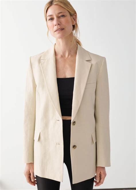 zara tan blazer.